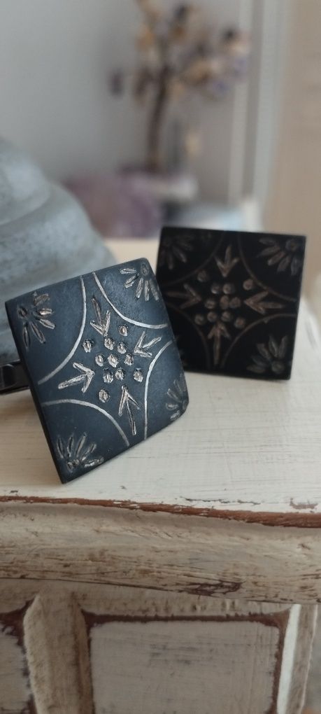 Vintage spinki do mankietów  Skandynawia