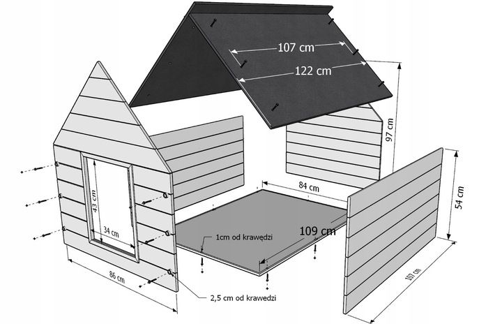Buda Dla Psa Ocieplana Legowisko Rozm. Xl 122 X 99