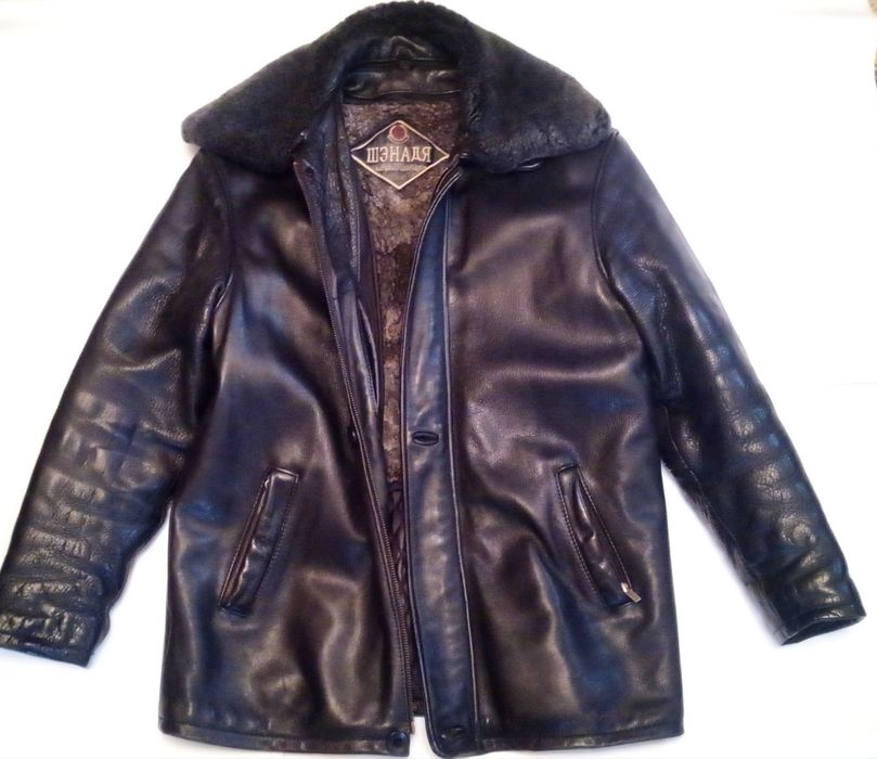 Куртка шкіряна чоловіча Шэнадя XL