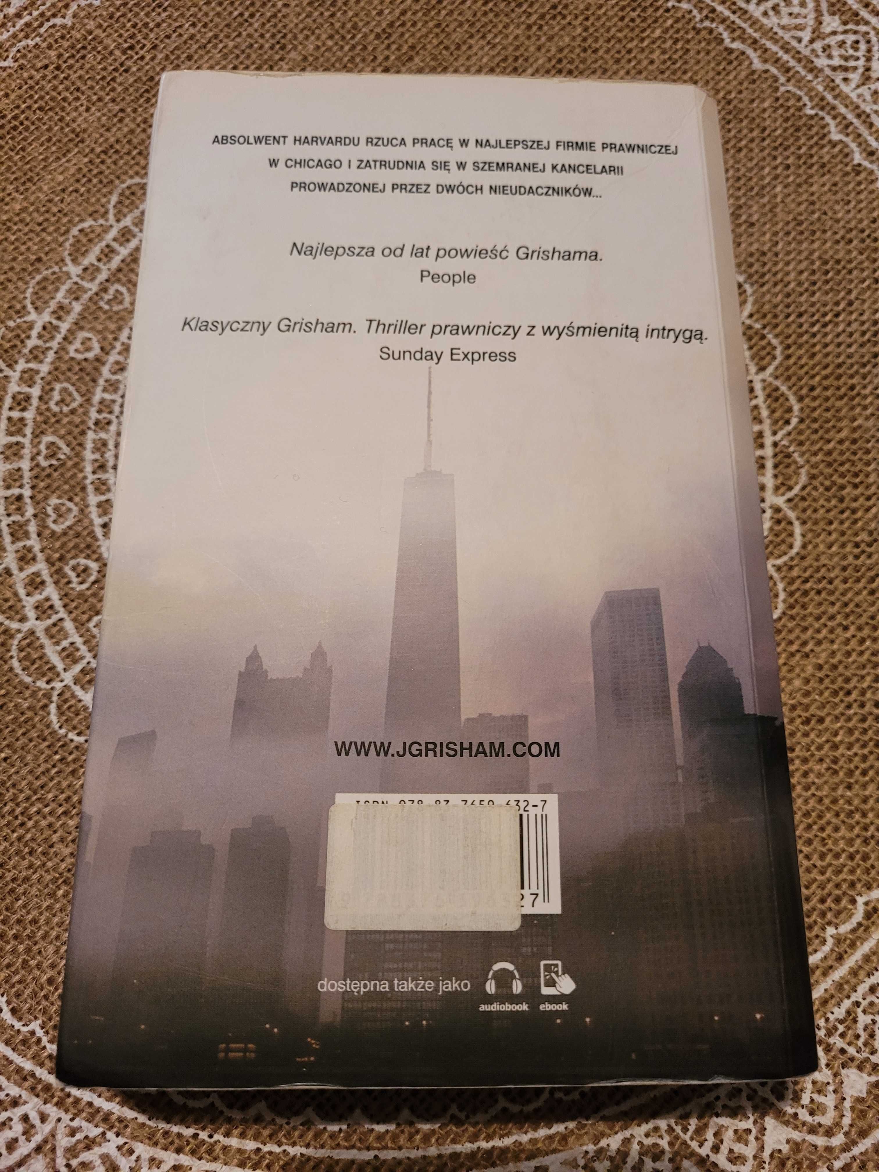 Kancelaria John Grisham thriller prawniczy