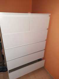 komoda biała Ikea Malm 6szuflad