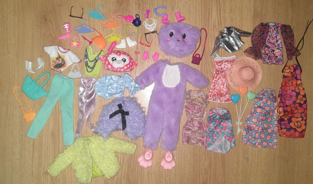 CENA ZA WSZYSTKO/Ubranka dla lalek barbie/akcesoria/dodatki