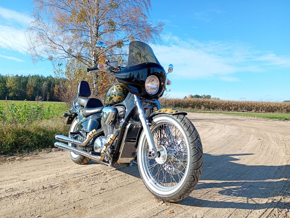 Honda vlx400 Steed custom aerograf  vt600 shadow  ZAMIANA transport
