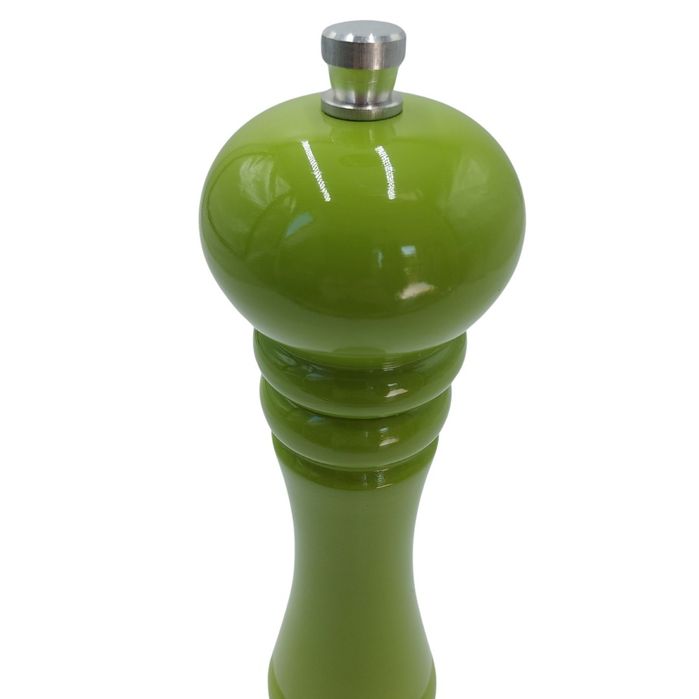 Młynek Do Przypraw Ziół Drewniany Malowany Zielony Młynek Ręczny