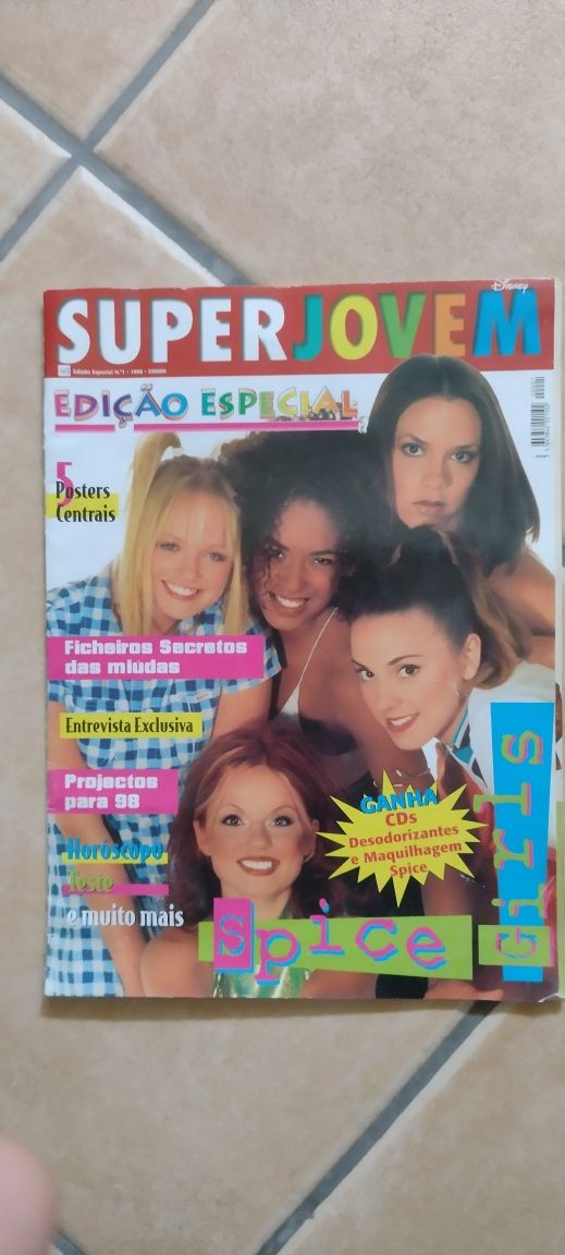 Vendo postais e revista Spice Girls