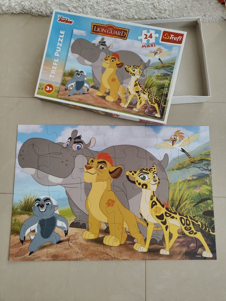 Zestaw puzzle Maxi gra trefl Pacynka książka memory Frozen gra