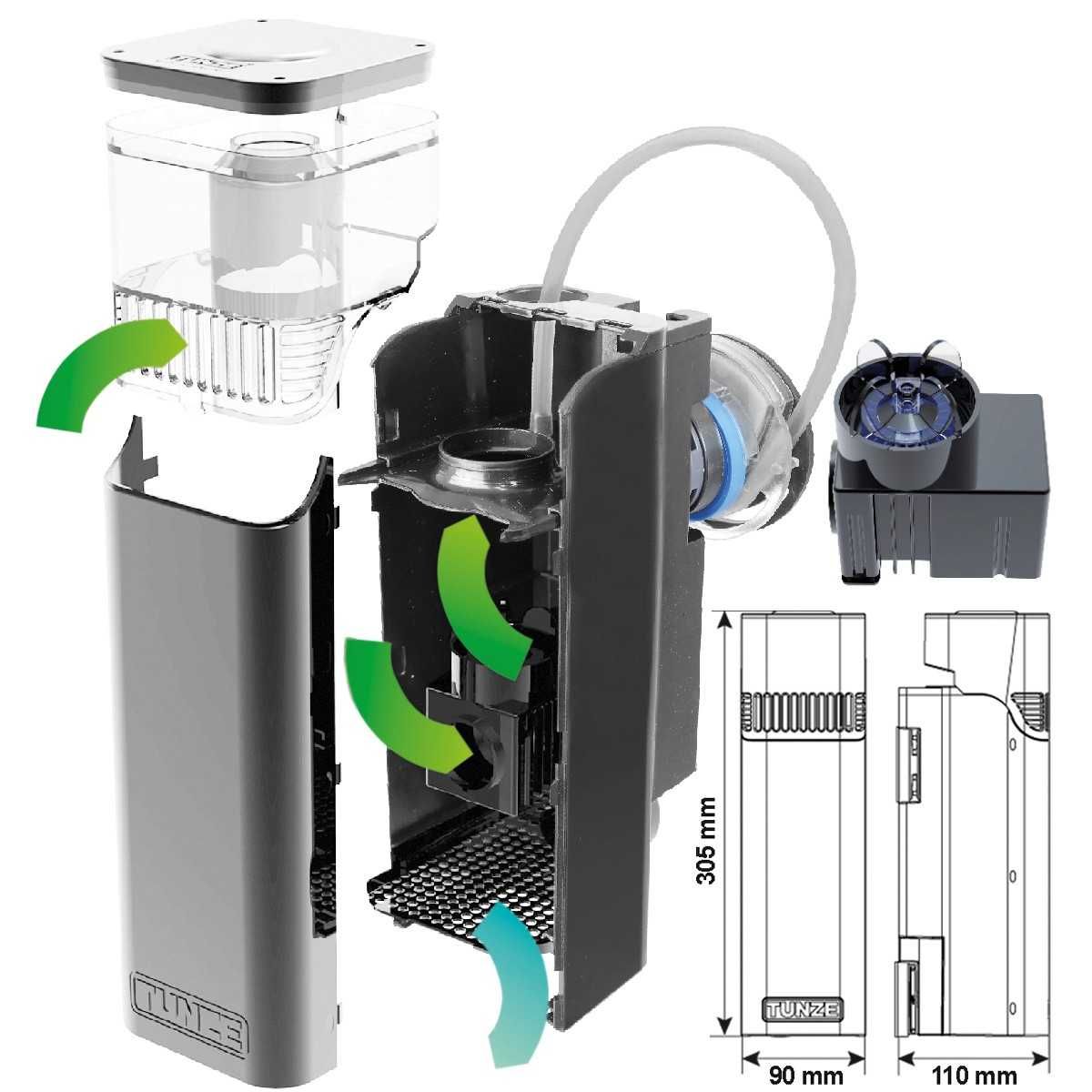 scumador para aquario até 250L Tunze Comline DOC Skimmer 9004 NOVO