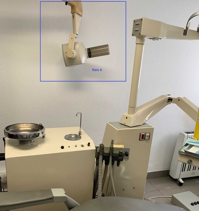 Equipamento e outro material para consultório dentário