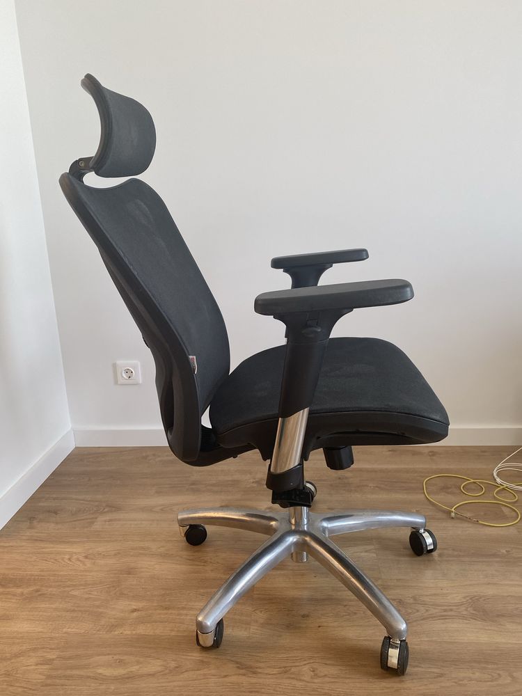 SIHOO Cadeira Ergonómica Escritório Encosto Alto 3D com Apoio Lombar