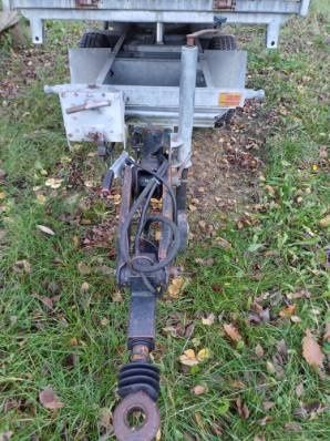 Przyczepka przyczepa  z kiprem mini traktor Kubota Iseki Yanmar