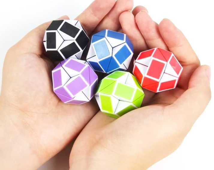 Magiczny wąż z 20 blokami, mini kostka-łamigłówka