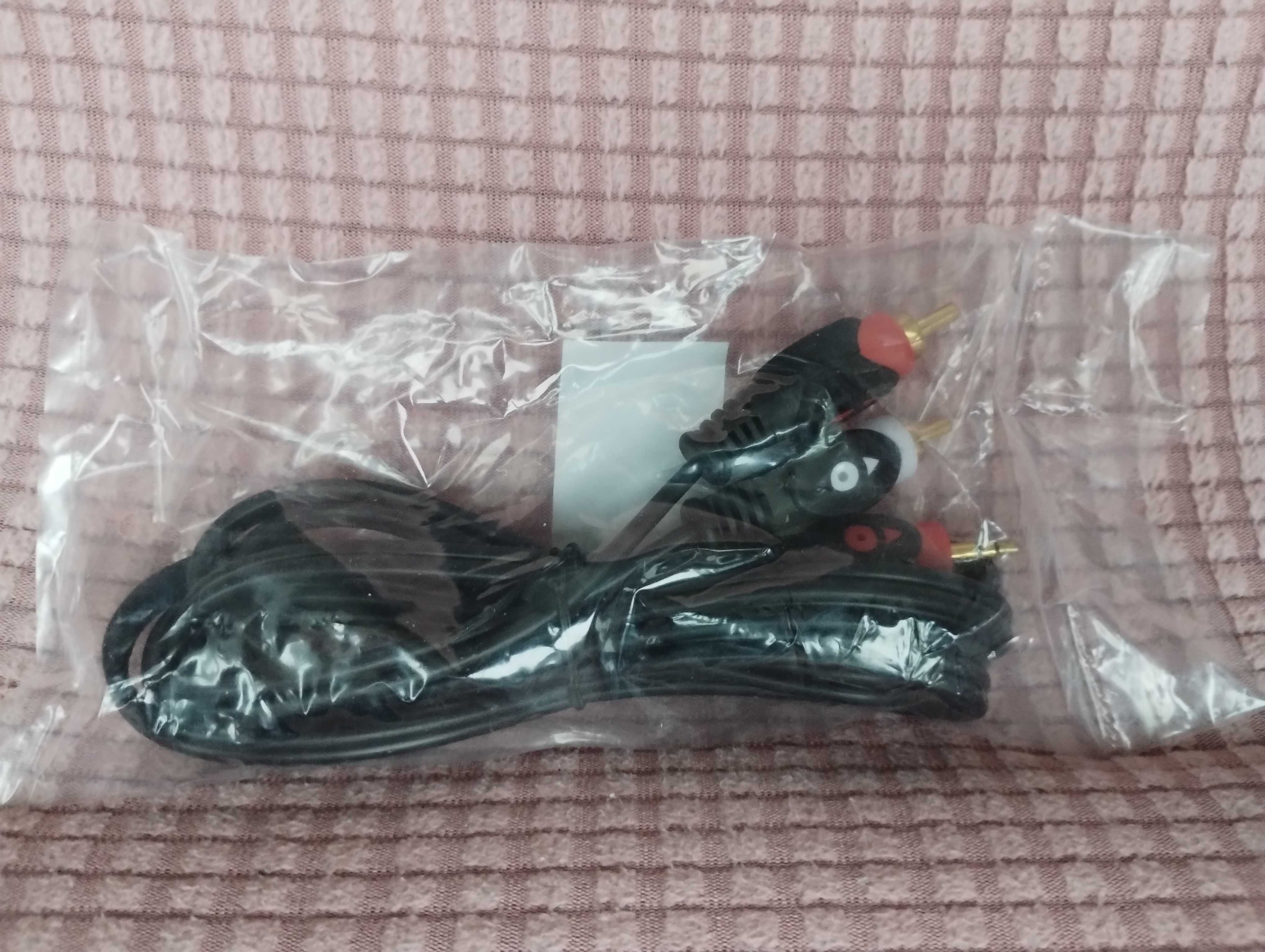 Аудио кабель AUX АУХ 3,5 мм на 2 тюльпана 3.5 mm - 2 RCA