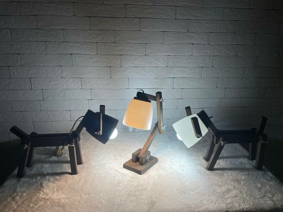 Настільна лампа, світильний. Гарний подарунок. Ручна робота.