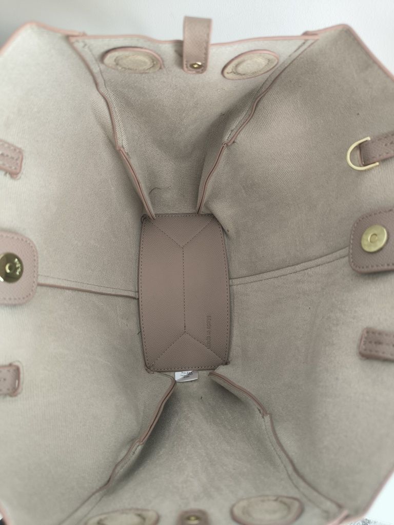Torebka shoperka wzór jak polene mini taupe bag cyme