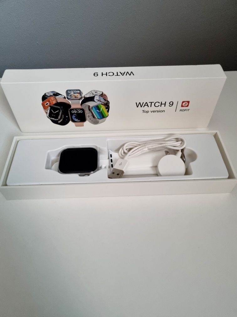 Smart Watch seria 9 biały pasek
