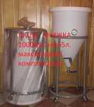 Пивоварня пластиковый ЦКТ ёмкость бочка тара для сбраживания пива вина