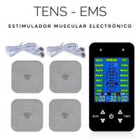 Electroestimulador TENS EMS e massagem