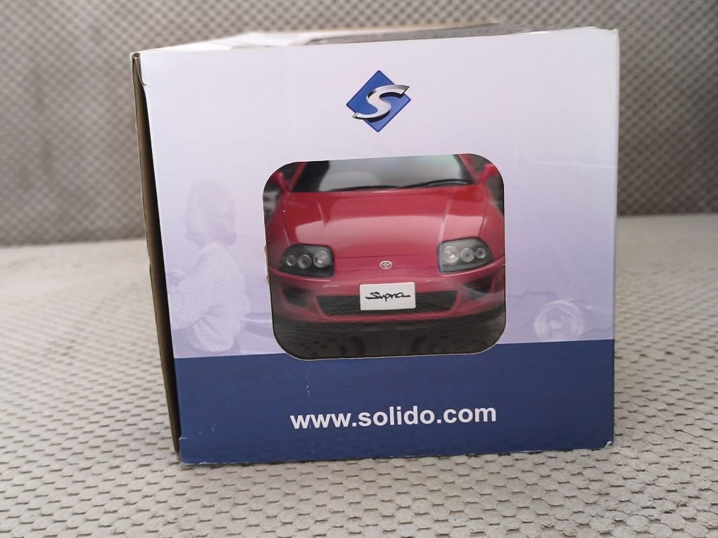 SOLIDO TOYOTA SUPRA Mk4 (A80) Coupe 1993 Renaissance Red 1:18
