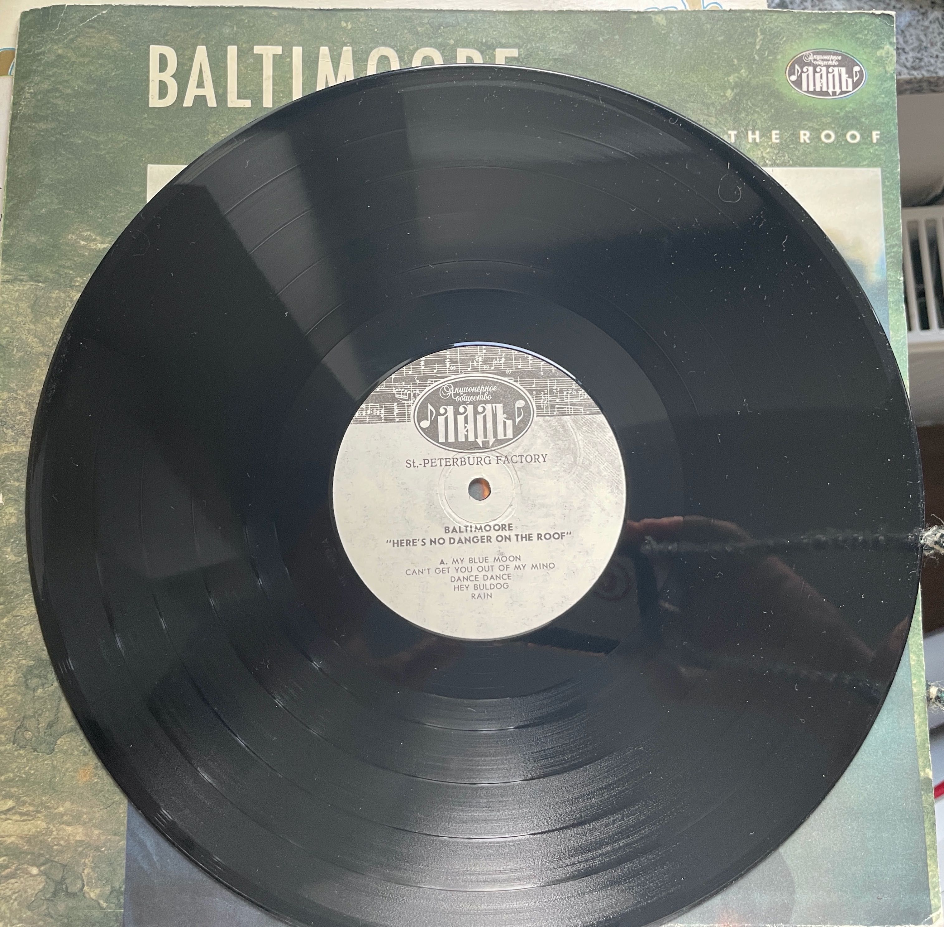 Baltimore There's no Danger on the roof  Lp