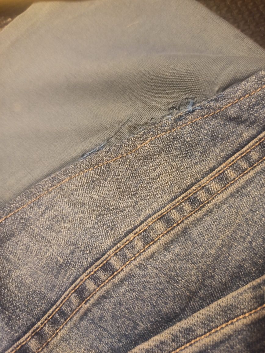Jeansy spodnie ciążowe hm skinny 36
