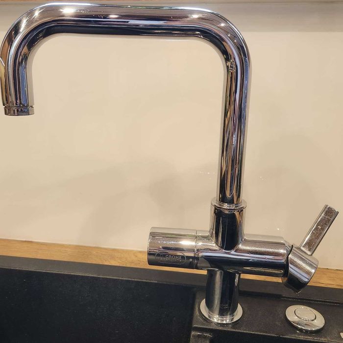 Grohe Blue. Bateria z urządzeniem. Gazowana, filtrowana woda z kranu.