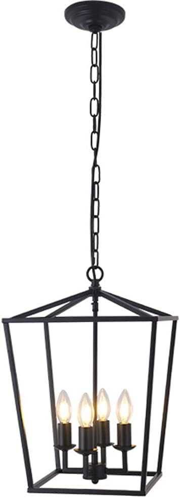 Lampa wisząca VINTAGE retro metal 4 żarówki 1 sztuka