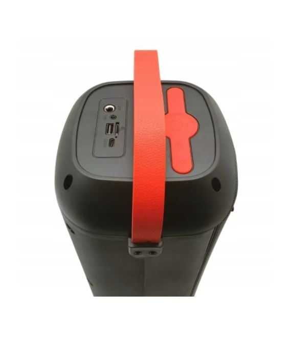 HYKKER głośnik bezprzewodowy Karaoke Bluetooth LED z mikrofonem