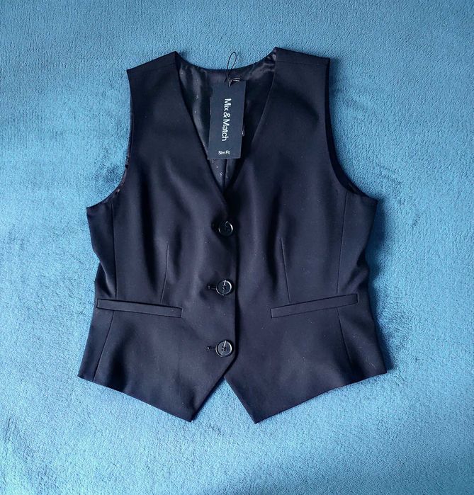 C&A elegancka garniturowa kamizelka