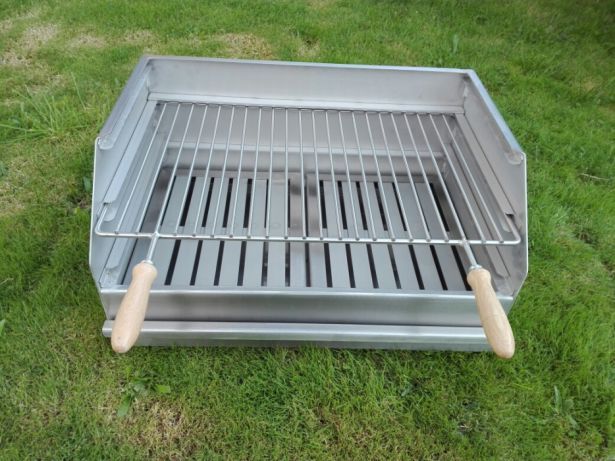 Grelhador em inox 60×40