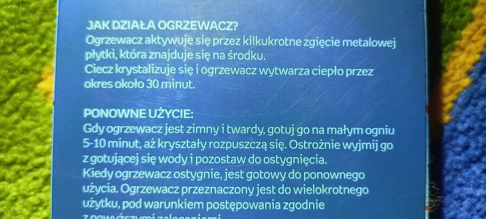 Zestaw Prezentowy Ogrzewacz i skarpetki NOWE Idealne na prezent