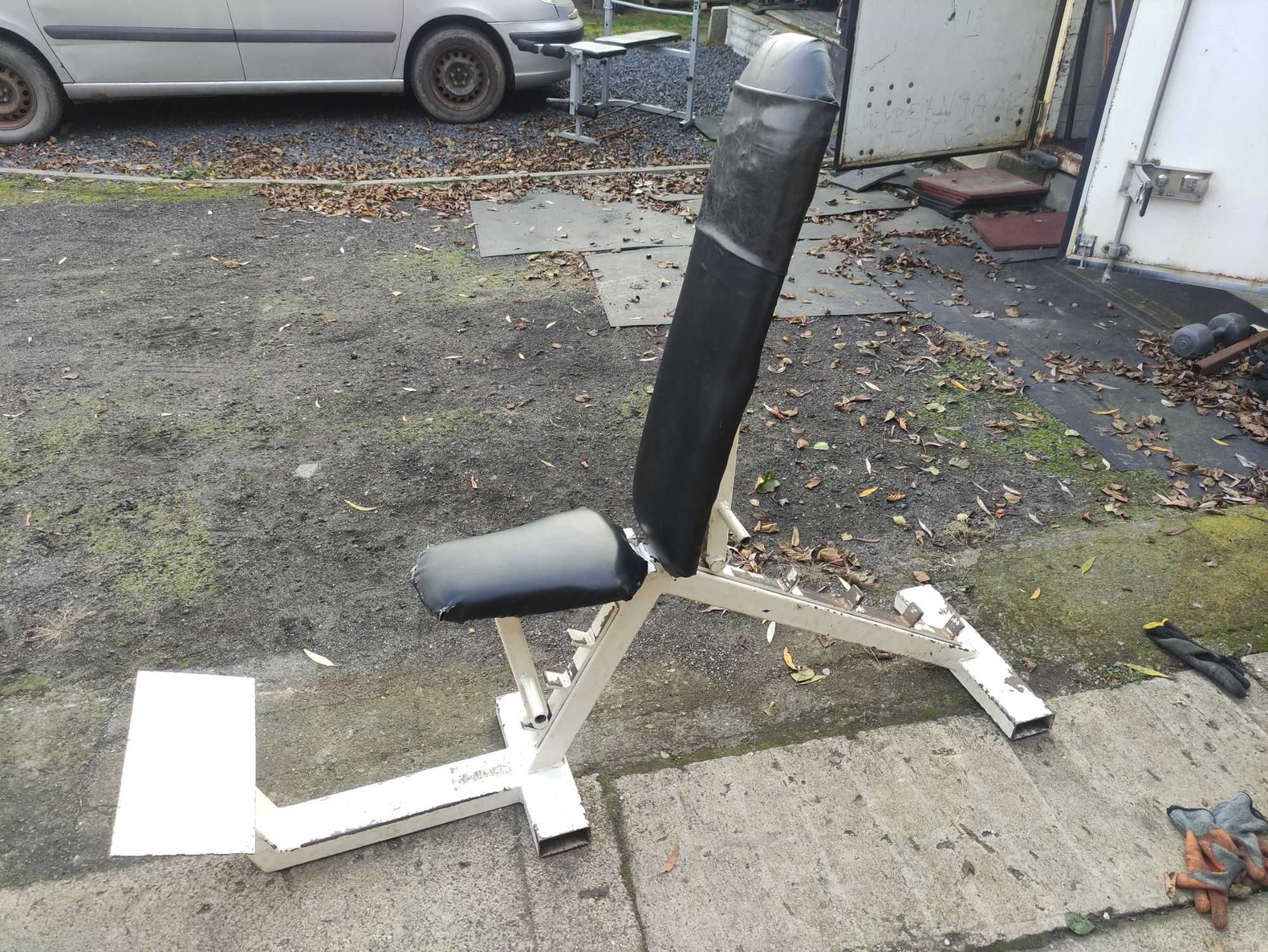 Ławka ławeczka do wyciskania Regulowana HES plus stojaki regulowane