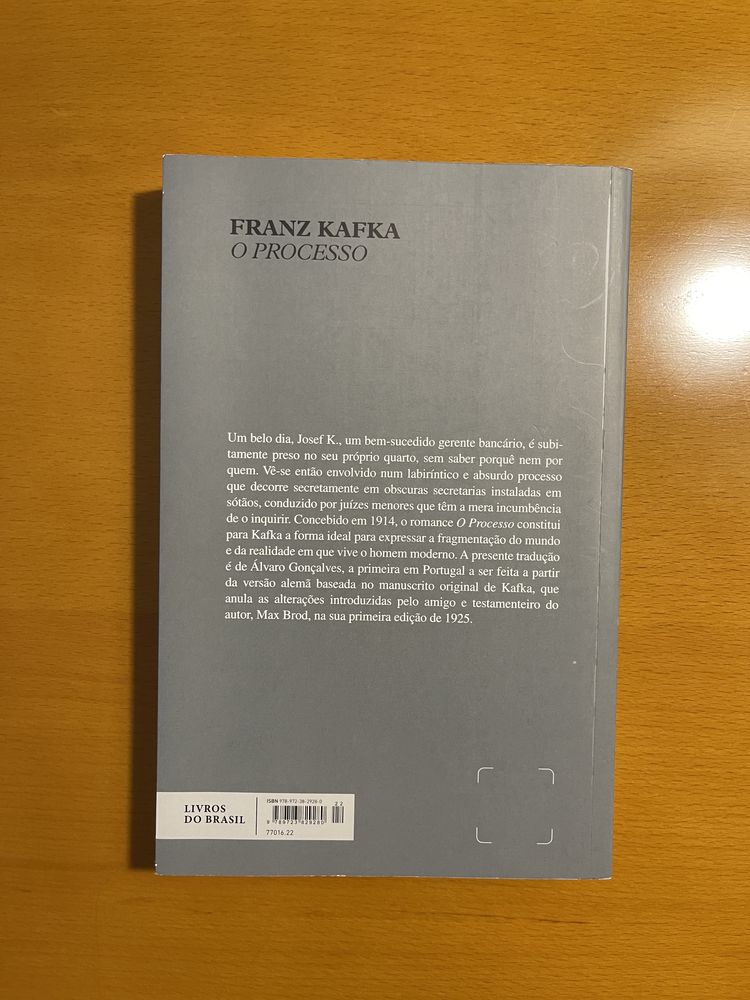 “O Processo”, de Franz Kafka