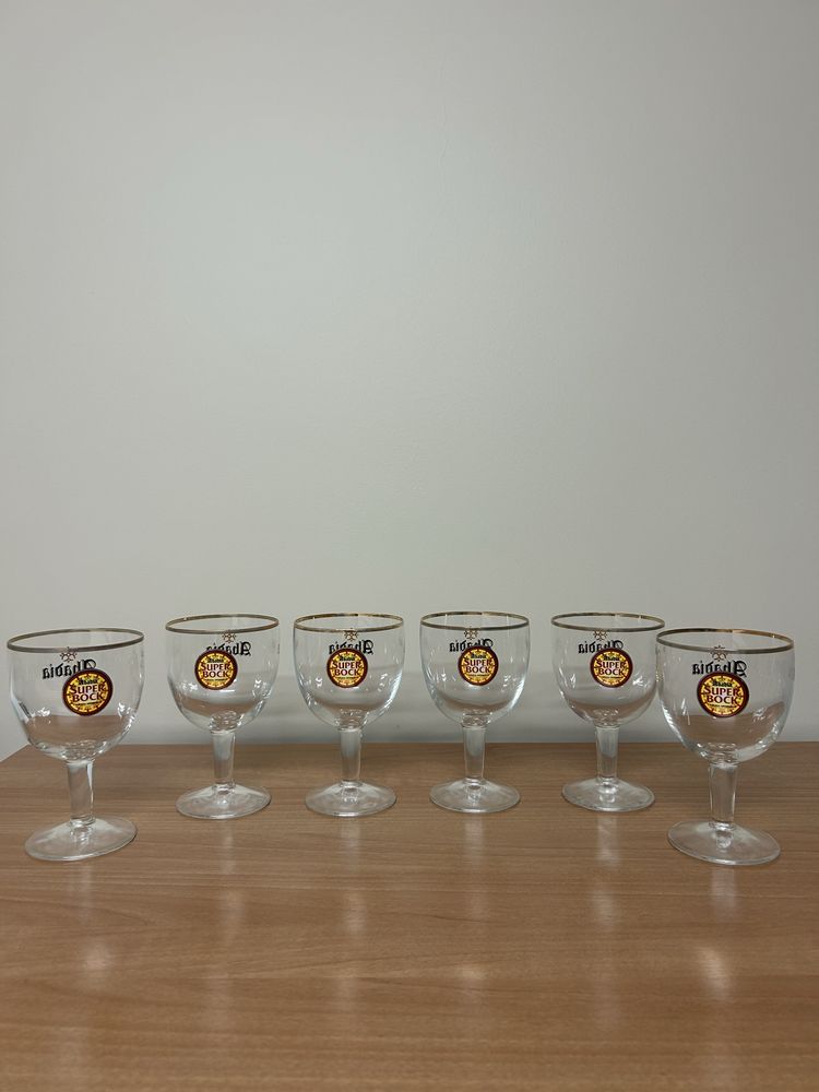 Copos Abadía edição especial Super Bock