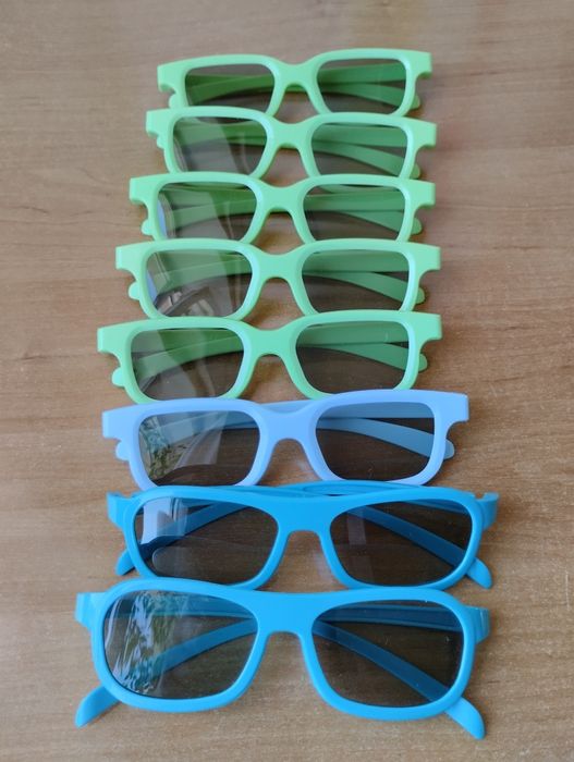 8 пар 3D очки для кинотеатра