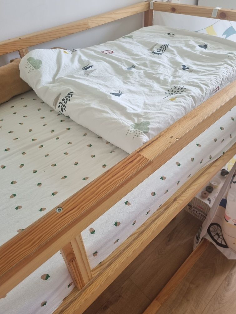 Łóżko pietrowe, dwustronne IKEA Kura + GRATIS! 90 x 200