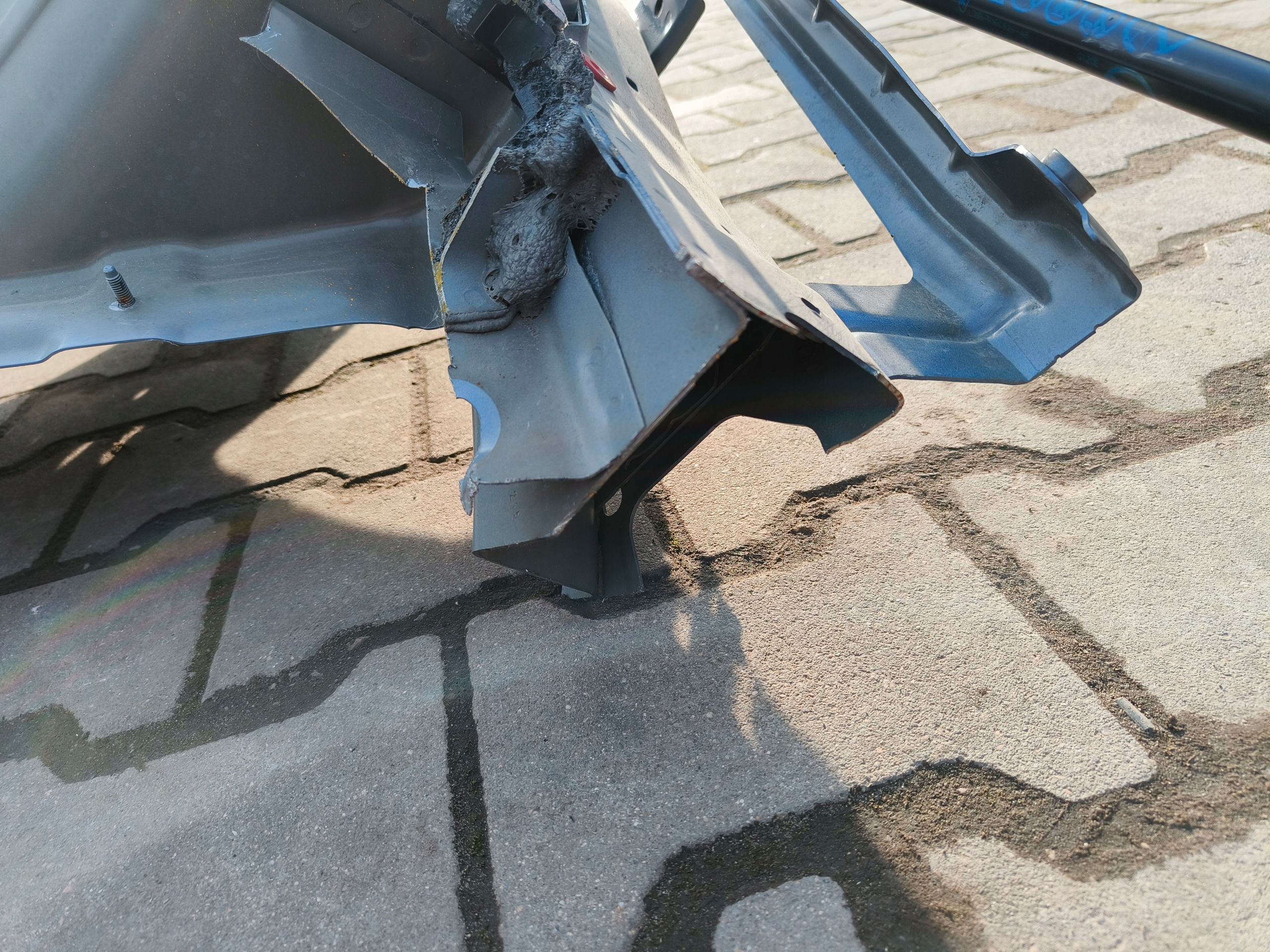 Ford Mustang mach e 2021  ćwiartka podłużnica przód Prawa Fartuch…
