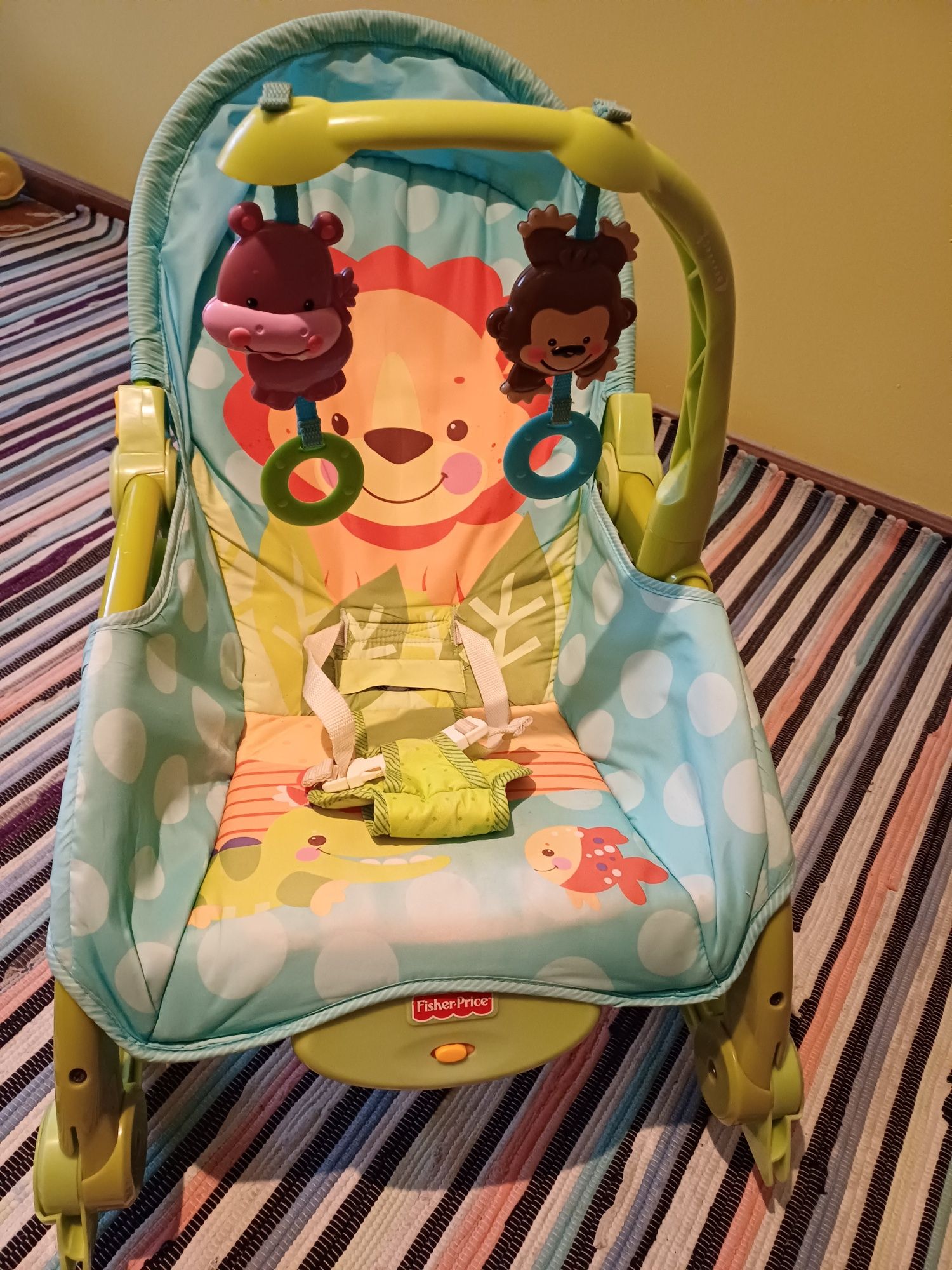 Cadeira baloiço para bebé.