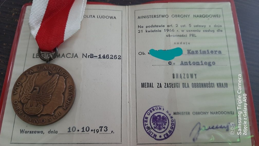 Medal „Za zasługi dla obronności kraju”