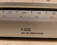 Tuner radiowy vintage, Philips 2132 analogowy, srebrny, ew. zamiana.