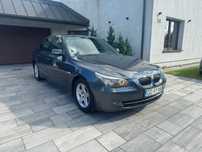 BMW Seria 5 E60 Lift, 8 lat w moich rękach, sport - czarne skóry, shadow look,