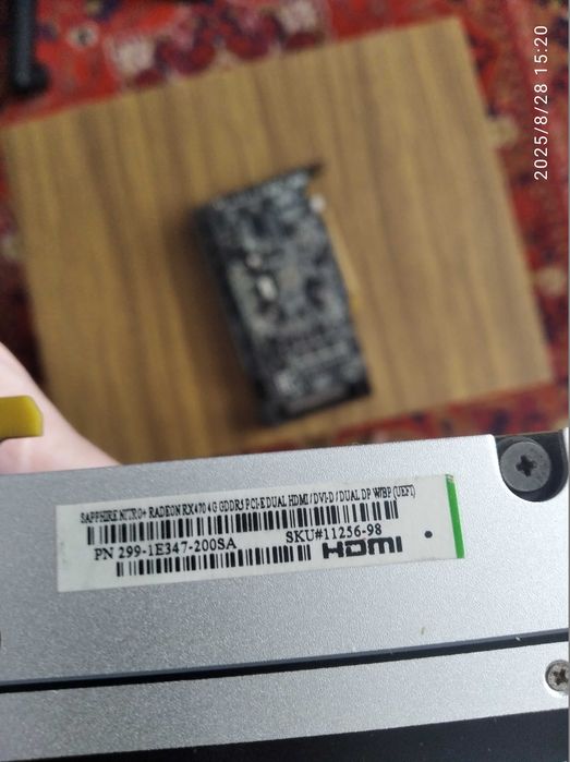 Radeon RX 470 sapphire nitro 4GB 256 bit Игровая и майнинговая