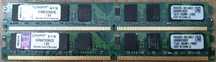 Pack Memória Kingston 4GB (2x2GB) DDR2 667MHZ (NOVO)