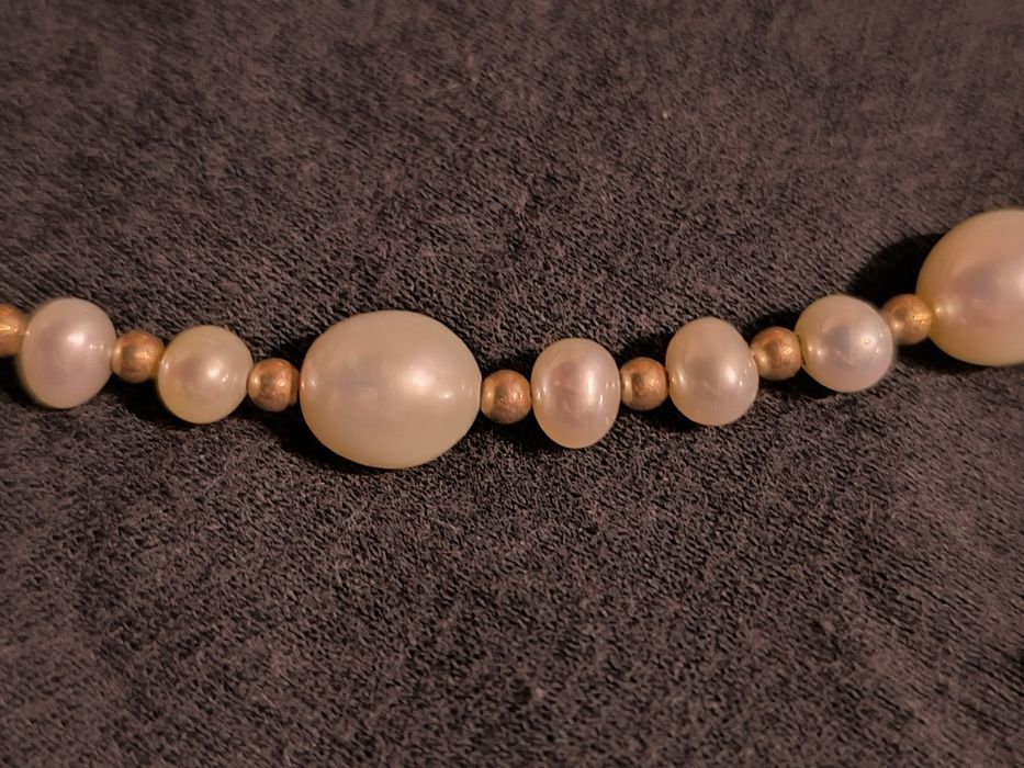 Набор. жемчуг с золотом