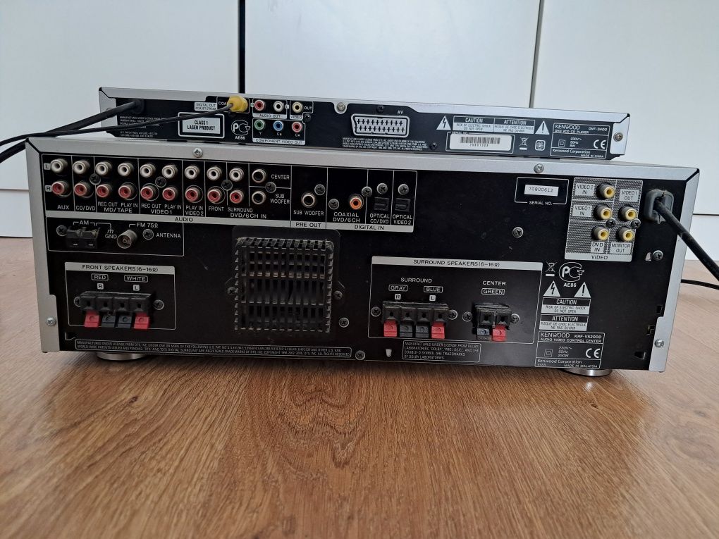 Amplituner Kolumny Kino domowe Kenwood