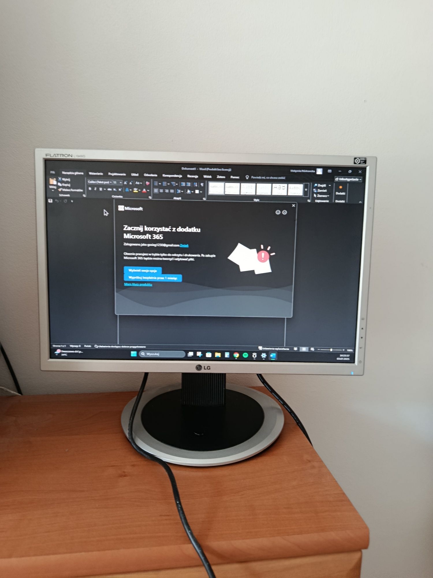 Monitor LG flatron
