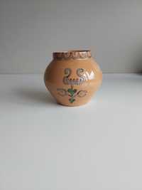 Wazonik mały wazon ceramika kaszubska Necel Chmielno Kaszuby