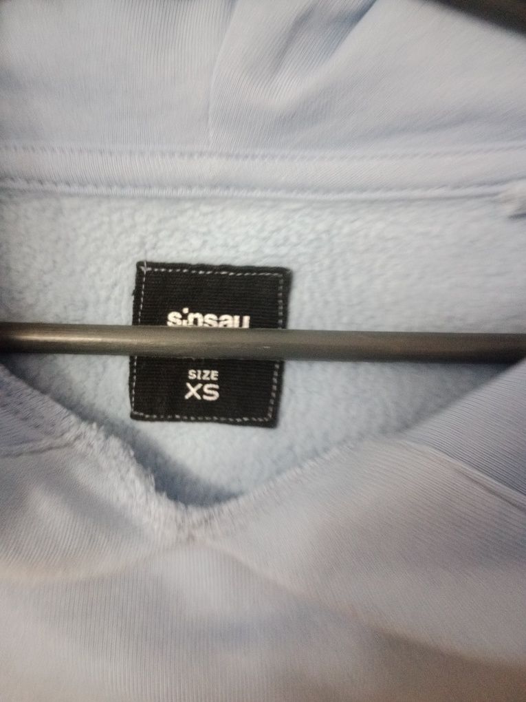 Błękitna bluza XS