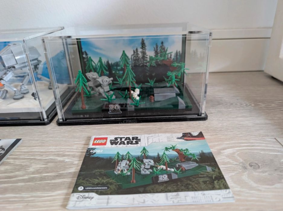 Lego 40362 Endor, 40333 Hoth, 40407 death star, 40451 tattoine