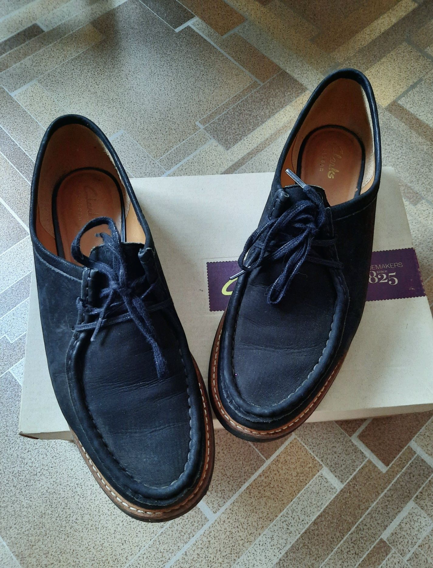 Clarks дербі, туфлі, окфорди, лофери шкіряні 38,5 розмір