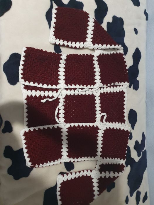 Вязаный кардиган ручной роботы